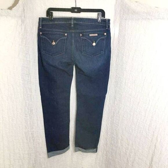 Hudson Cuffed Straight Jeans Size 31 - Picture 3 of 12